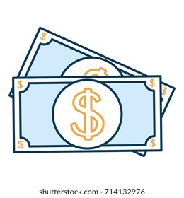 bill money isolated icon