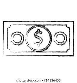 bill money isolated icon