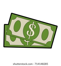 bill money isolated icon