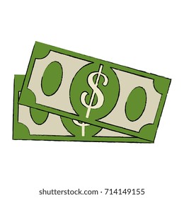 bill money isolated icon