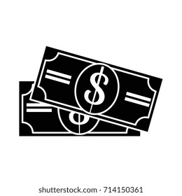 bill money isolated icon