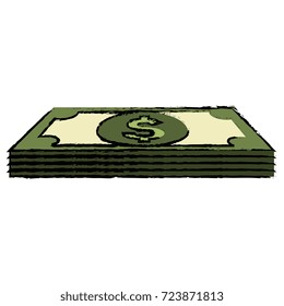 bill money isolated icon