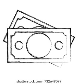 bill money isolated icon
