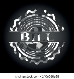 Bill on grey camo pattern