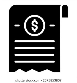 Bill Payment Icon Element For Design