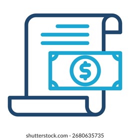 Bill Payment Icon Element For Design