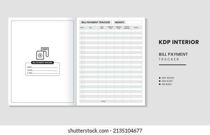 Bill Payment Tracker KDP Innenministerium