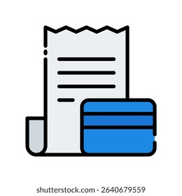 Bill Payment Vector for Online Transaction and E-Invoice. Financial reminder icon, digital utility payment design, money transfer concept