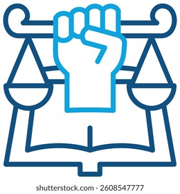 Bill Of Rights Icon Element For Design