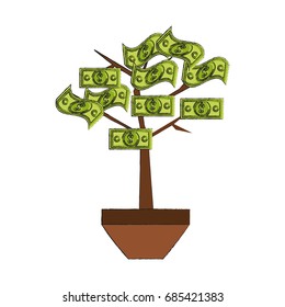 Bill Tree Vector Illustration Stock Vector (Royalty Free) 685421383 ...