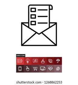 Bill vector icon
