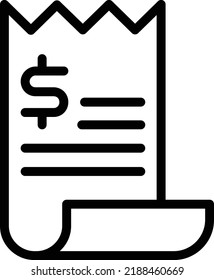Ilustración de diseño de icono de vector de Bill