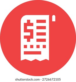 Ilustración de diseño de icono de Vector de Bill