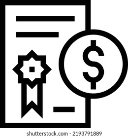 bill Vector illustration on a transparent background.Premium quality symmbols.Stroke vector icons for concept and graphic design. 
