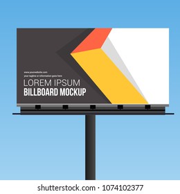Billboard Abstract Design Vector Template