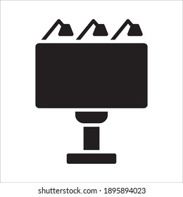 Billboard ADS Icon Vector Design Template Illustration