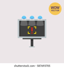 Billboard Advertising Vector Icon