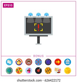 Billboard Advertising Vector Icon