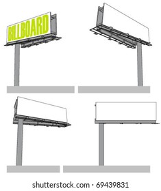billboard blank 3d
