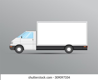 billboard in the car template isolated on white background vector design