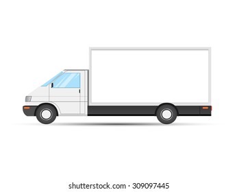 billboard in the car template isolated on white background vector design