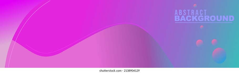 billboard design with dynamic abstract background mixed in purple and pink colors.