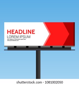 Billboard Design Template Mockup Vector