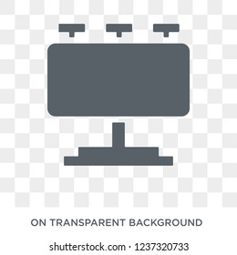 Billboard icon. Billboard design concept from  collection. Simple element vector illustration on transparent background.