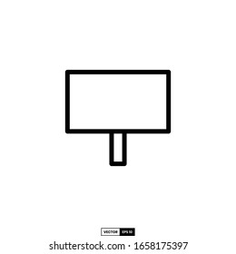 billboard icon, design inspiration vector template for interface and any purpose