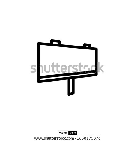 billboard icon, design inspiration vector template for interface and any purpose