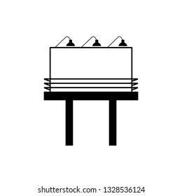 billboard icon. Element of advertising billboard icon. Premium quality graphic design icon. Signs and symbols collection icon for websites, web design