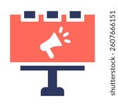 Billboard Icon Element for Design