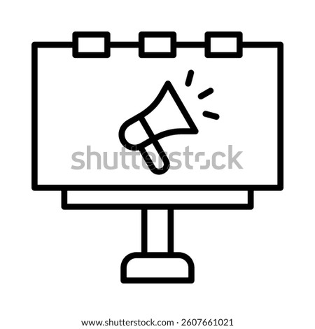Billboard Icon Element for Design