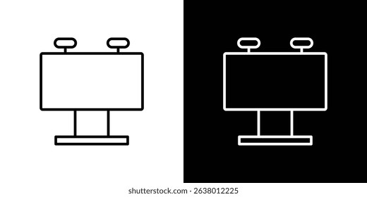 Billboard icon Graphic vector set for ui design