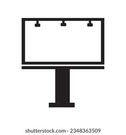 Billboard icon logo vector design template