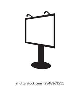 Billboard icon logo vector design template