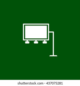 billboard icon. billboard sign
