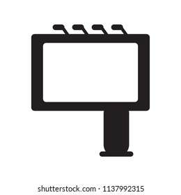 Billboard icon. Vector.