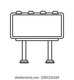 billboard icon vector illlustration logo design