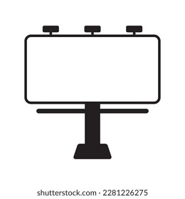 Vektorgrafik-Logo-Design der Plakatwand