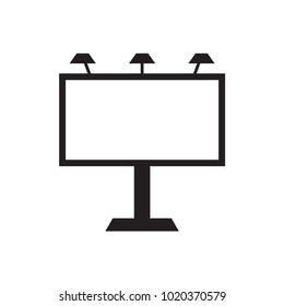 billboard icon- vector illustration