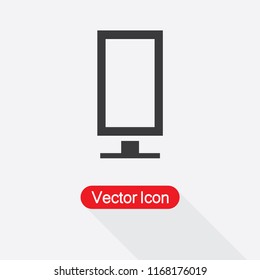 Billboard Icon Vector Illustration Eps10