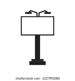 billboard icon vector illustration symbol design