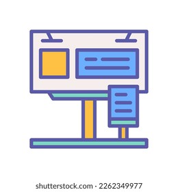 billboard icon for your website design, logo, app, UI.