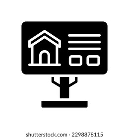 billboard icon for your website design, logo, app, UI.