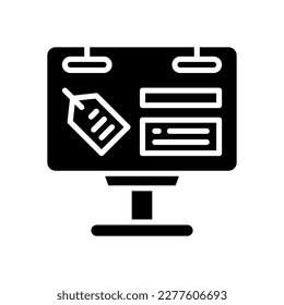 icono de cartelera para tu sitio web, móvil, presentación y diseño de logotipo.