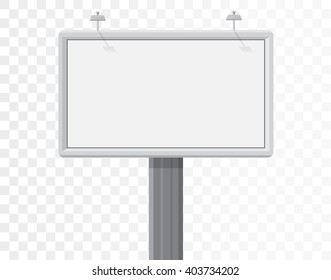 billboard isolated on the alpha white background.