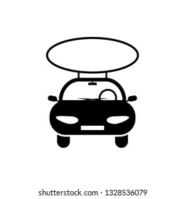 billboard on car icon. Element of advertising billboard icon. Premium quality graphic design icon. Signs and symbols collection icon for websites, web design