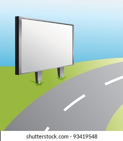 billboard on the road