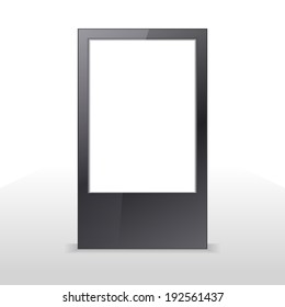 billboard outdoors vector display grey